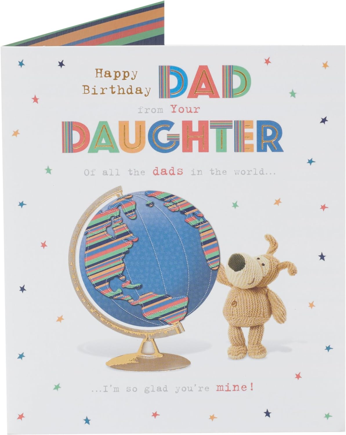 Boofle Cute Design Dad Birthday Card From Your Daughter – Collect Cards