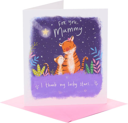 Tigers Design For Mummy Mother's Day Card