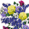 Die Cut Green Vase Design Magical Botanicals Paper Flowers Open Blank Card