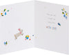 Button Box Bunny Design Just For You Easter Card