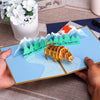 Stereoscopic Cow 3D Pop Up Greeting Card - Kids Theme Birthday