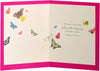 Butterflies Design Birthday Card