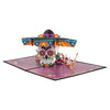 Dance of Spirits Sugar Skull Celebration Halloween Pop Up Card