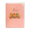 Turkey in Farm Happy Thanksgiving 3D Pop Up Greeting Card