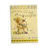 For Special Goddaughter Cute Teddy & Eggs Design Easter Card
