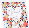 Laser Cut Hearts Design Husband Valentine's Day Card
