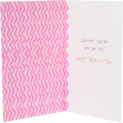 Girl Dressed As A Flower From Granddaughter Mother's Day Card