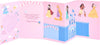 Princess Castle Scene 5th Birthday Card with Activity Inside