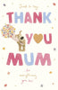Boofle With Bouquet Thank You Mum Mother's Day Card