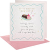 Caterpillar Cake Design Daughter Birthday Card