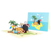 Vacation Mode 3D Travel Pop Up Card