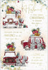 Bears In Car For My Husband Verse Christmas Card