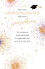 Sparkle Design Granddaughter Graduation Card