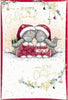 Bears Wearing Socks With Gifts Beautiful Girlfriend Christmas Card