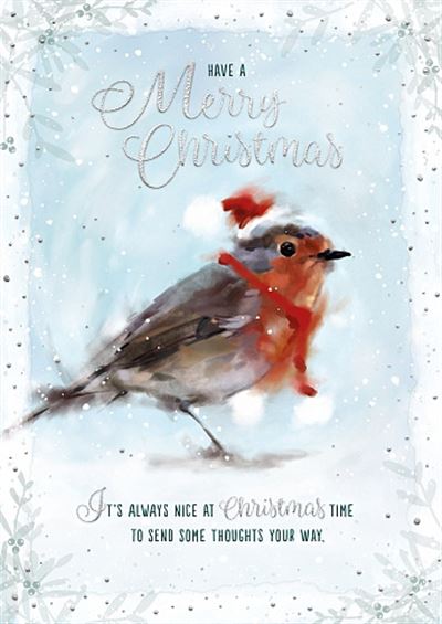 Robin Design Christmas Card