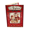 With Love To My Boyfriend Bears With Gift Christmas Card