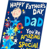 Wigwam Character Stood on Cluster of Stars Design For Dad Father's Day Card