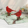 Red Cardinal Charm 3D Pop Up Greeting Card