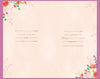Bouquet Of Flowers Luxury Hand-Finished Wife Wedding Anniversary Card