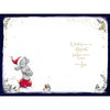 Bear And Baubles Grandson Christmas card