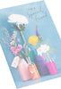 Flowers in Vase Design Friend Birthday Card