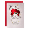 Pudding Design Mum Christmas Card