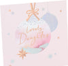Festive Baubles Design Daughter Christmas Card