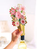 Floral Design Bottle Topper for Her Birthdays/Weddings/Mother's Day
