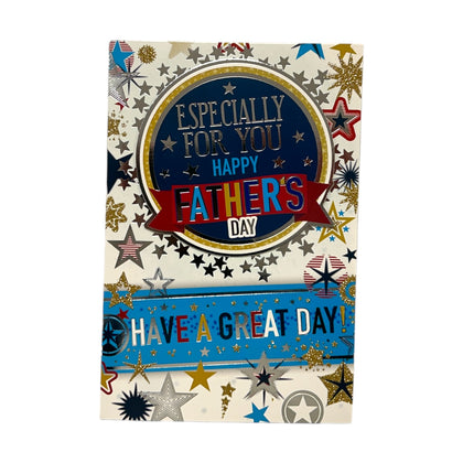 Especially For You Star Brust Design Father's Day Card