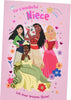 Disney Princess Design Niece Birthday Card