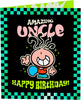 Character Dancing Uncle Birthday Card