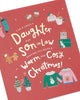 Sweet Cosy Design Daughter & Son-in-Law Christmas Card