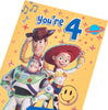 Disney Fun Toy Story 5 Design 4th Birthday Card with Activity Inside
