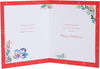 Owls in Wreath Nan & Grandad Christmas Card
