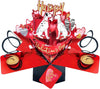 3D Pop Up You & Me Dalmatians Happy Valentine's Day Card