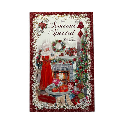 To My Beautiful Girlfriend with Love Christmas Card