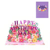 Festive Flower Bouquet 3D Pop Up Mother's Day Card