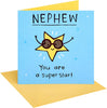 Benny Superstar Design Nephew Birthday Card