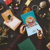 Santa & Friends Merry Moments Green Pop Up Christmas Card