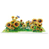 Golden Glow Sunflower Pop Up Greeting Card