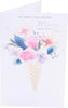 Floral Bouquet Design For Mum From Your Son Mother's Day Card