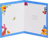 Pomegranate Bloom Animals Design Easter Card