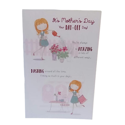 Your Day Off Day Lovely Verse Anyone Someone Mother's Day Card 