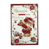 For a Special Nannie Santa Bear Christmas Card