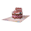 Berry Bliss 3D Birthday Cake Pop Up Card