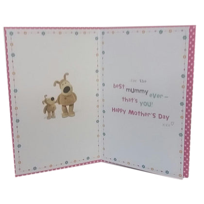 Very Lovely Mummy From Son Cute Boofle Mother's Day Card 