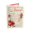 With Love Nanna Poinsettia & Presents Christmas Card