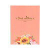 Golden Colorful Flower Bouquet 3D Pop Up Greeting Card