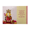 Age 4 Female Juvenile Princess Design Birthday Card