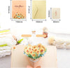 Elegant Sunflower Bouquet 3D Pop Up Greeting Card - Wedding Birthday Mother's Day Anniversary
